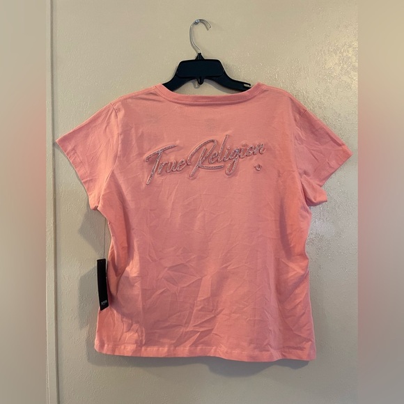 NWT True Religion Embossed Logo v neck sz XXL - Picture 2 of 6